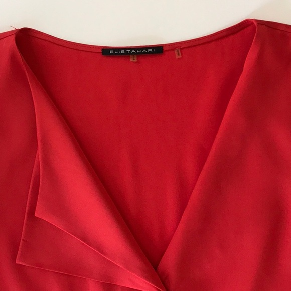 Tahari sleeveless stretchy silk blouse - new - Picture 4 of 5